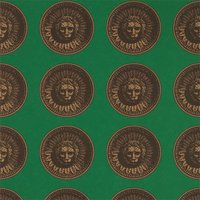 Zoffany Palladio Medallion 312974 Malachite/Gold