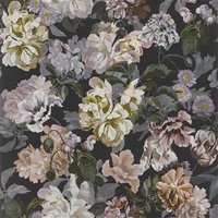 Designers Guild The Edit Flowers Volume I  Delft Flower Charcoal PDG1033/01