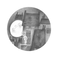 Behangcirkel Moonlight, ø 142.5 cm 