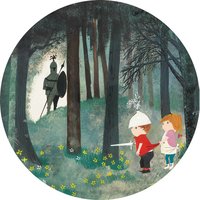 Behangcirkel My Hero, ø 190 cm CK-033