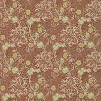 Morris & Co Seaweed Red Gold 216469