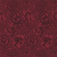 Morris & Co Poppy Claret 216956