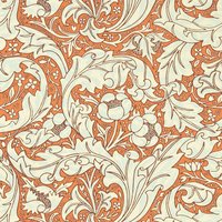 Morris & Co Cornubia Wallpapers Bachelors Button Burnt Orange Sky 217097