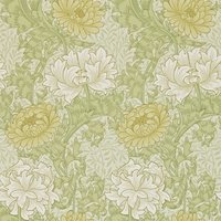 Morris & Co Chrysanthemum Pale Olive 212545