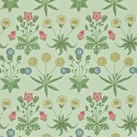 Morris & Co Daisy Pale Green Rose 212559