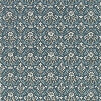 Morris & Co Bellflowers Indigo/Linen 216436