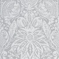 Zoffany Darnley Mitford Damask 312864 Empire Grey