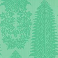 Zoffany Cotswolds Manor Marsden's Palm Damask Pale Poison 313024