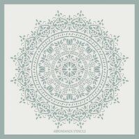 Sjabloon Mandala Freedom 55 x 55 cm doorsnede 50 cm