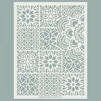 Sjabloon Tiles & Mandala 50 x 66 cm