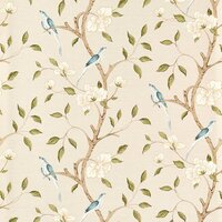 Zoffany Arcadian Thames Eleonora Print Evergreen 313046