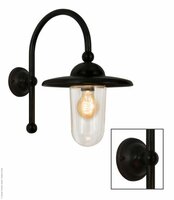 Frezoli Lighting buitenlamp Piavono Zwart/bruine finish L.738.2.150