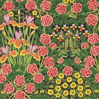 Morris & Co Campanula Sunburst Ebony 217350