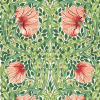 Morris & Co Pimpernel Shamrock-Watermelon 217332