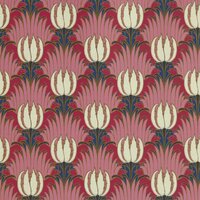 Morris & Co Tulip Bird Amaranth Blush 510030