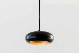 Frezoli Lighting hanglamp Pebble 1 22cm round Zwart