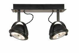 Frezoli Lighting hanglamp Lupia 2 spot LED Mat zwart