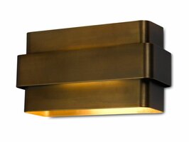 Frezoli Lighting wandlamp Pareto Donker messing