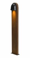 Frezoli Lighting Buitenlamp Murlo op paaltje Zwart/bruine finish